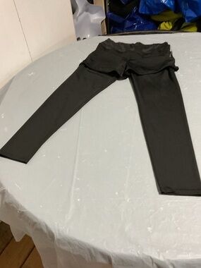 Girls' Black Legging with Attached Skirt - Everyday Comfort 1041